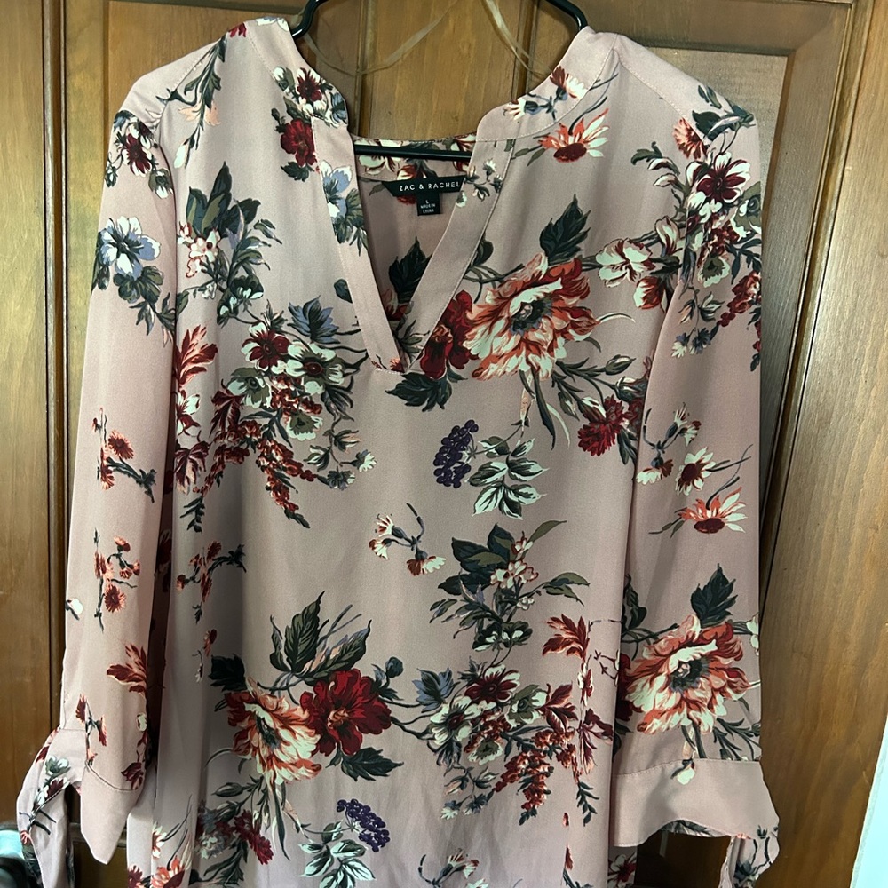 3/4 sleeve work blouse